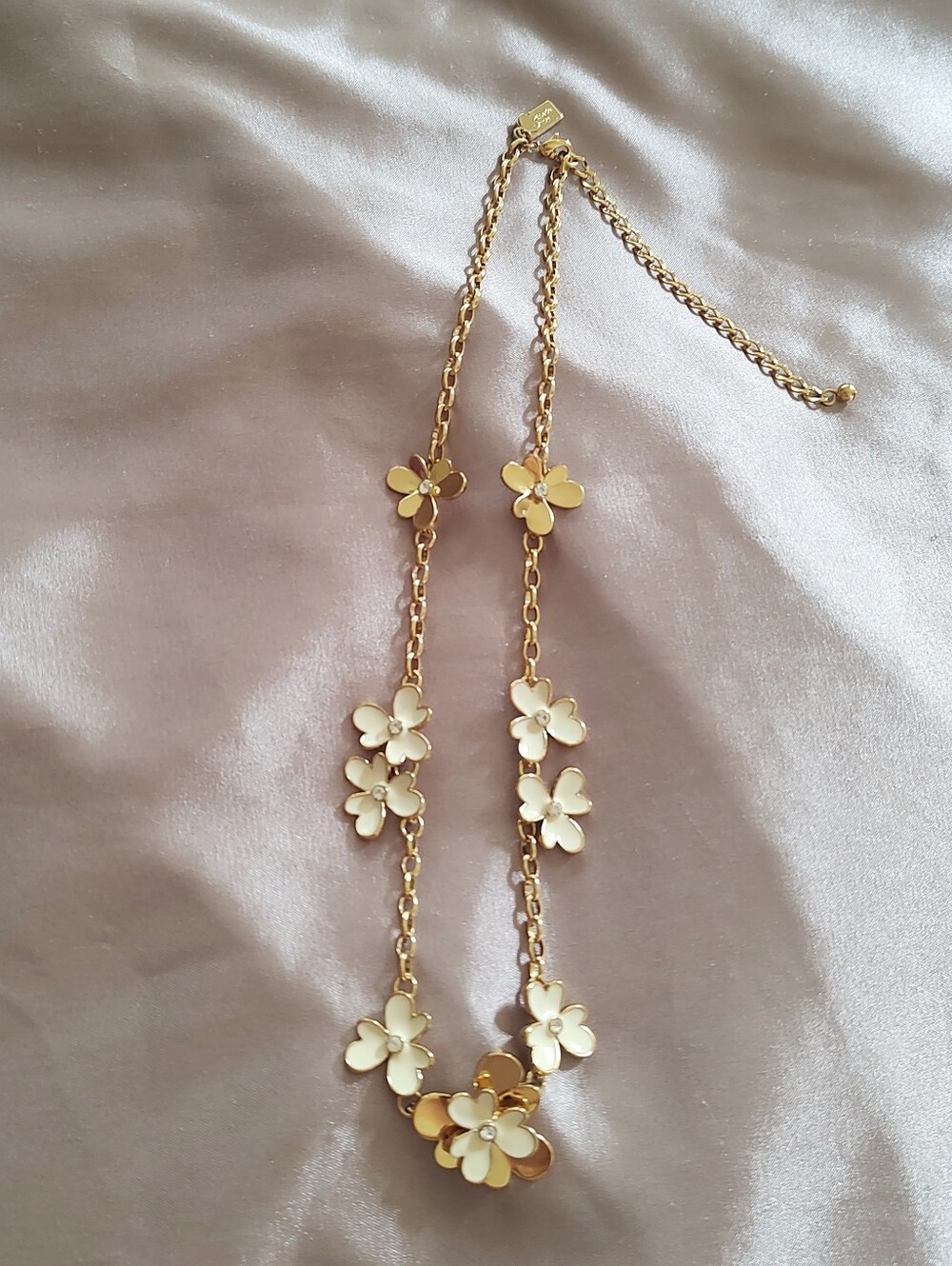 Kate Spade Cream Flower Necklace